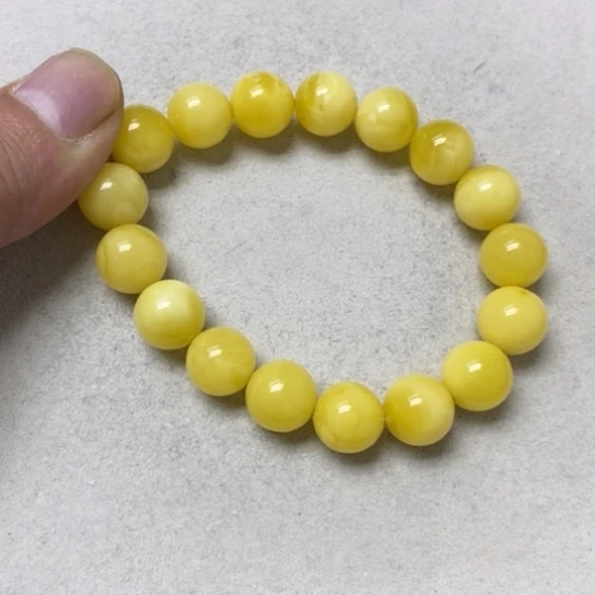 裸石蜜蜡未镶嵌手串