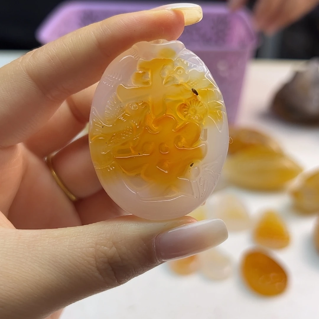 玛瑙/玉髓未镶嵌颈饰