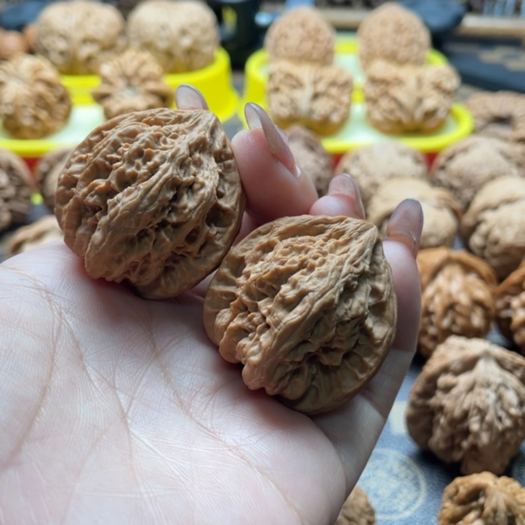 桃核把件34马蹄全品无修