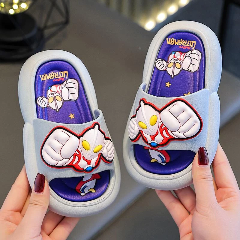 MDNG儿童拖鞋奥特曼儿男童夏季踩屎感防滑软底室内家居洗澡女童凉