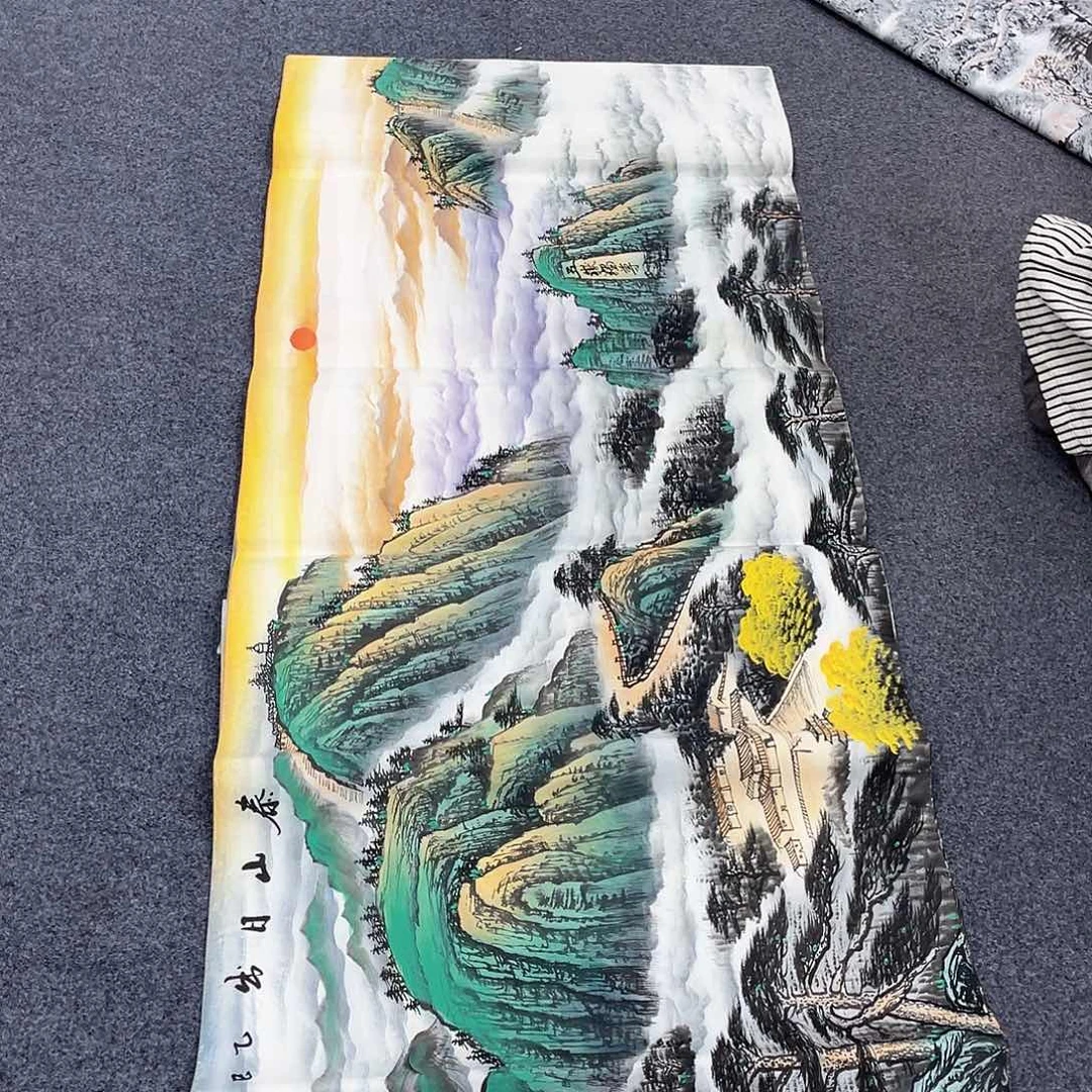 国画作品小姐姐放漏…