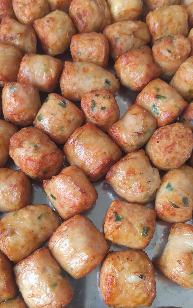 莆田特产鸡卷猪网油包的鸡卷闽南鸡卷仙游鸡卷鸡勇猪网油美食猪肉