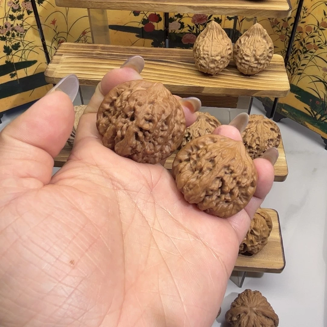 把件文玩核桃平谷凹底