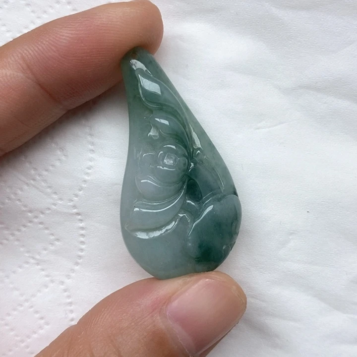 颈饰未镶嵌翡翠天然缅甸翡翠