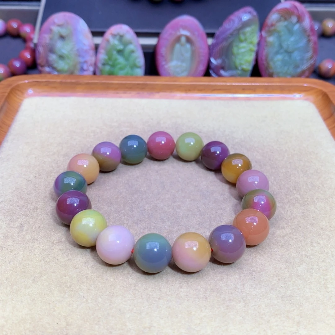 玛瑙未镶嵌手链盐源