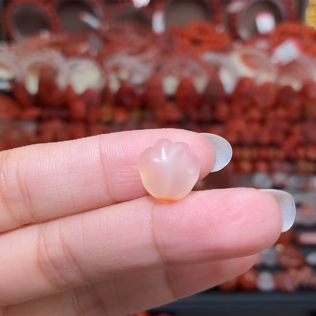 南红玛瑙未镶嵌颈饰猫爪