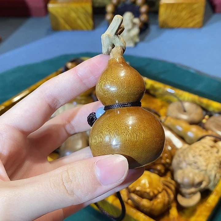 金丝楠小叶桢楠 葫芦手把件
