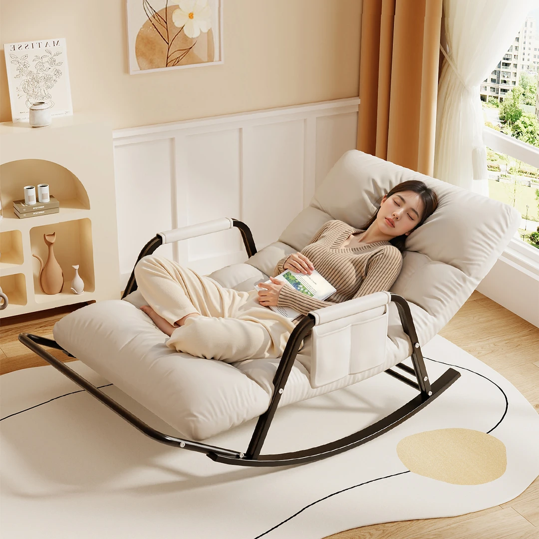 摇椅折叠椅懒人沙发躺椅大人成人可睡觉双人网红阳台客厅家用休闲