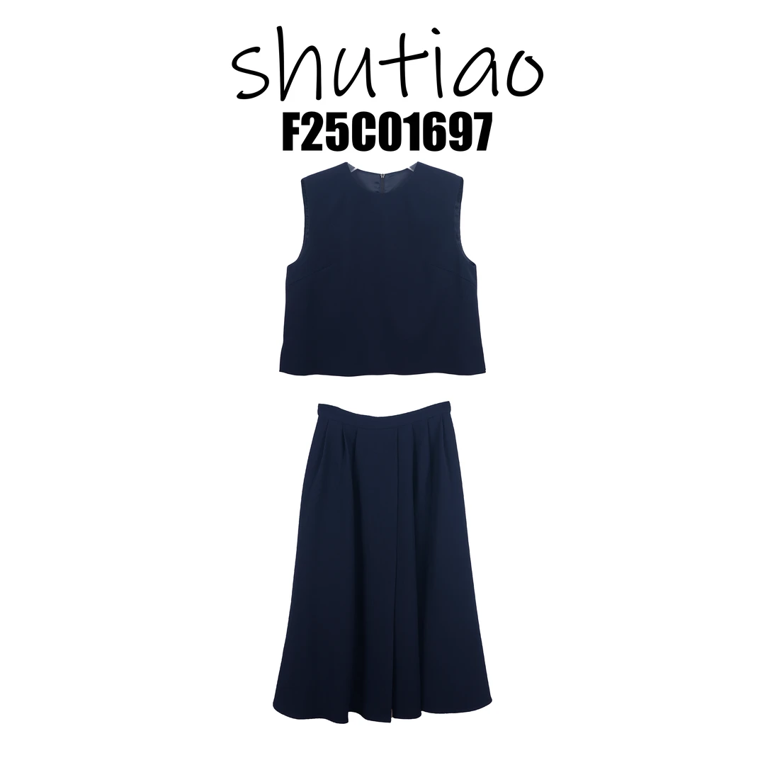 【SHUTIAO】2025夏季：新款小众设计款套装F25C01697