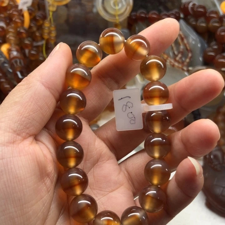 断***续玛瑙/玉髓未镶嵌手链