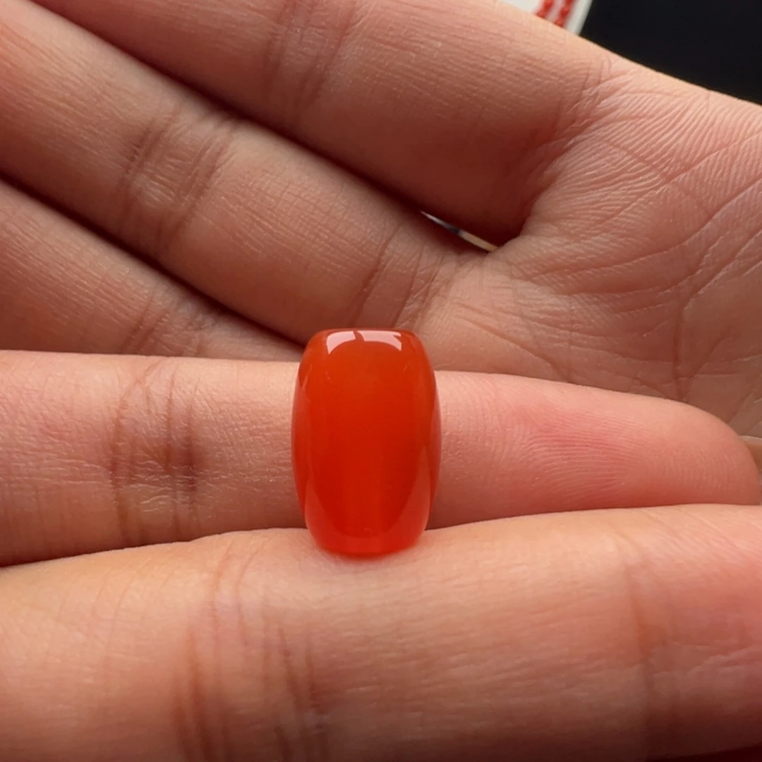 南红玛瑙未镶嵌桶珠9.8
