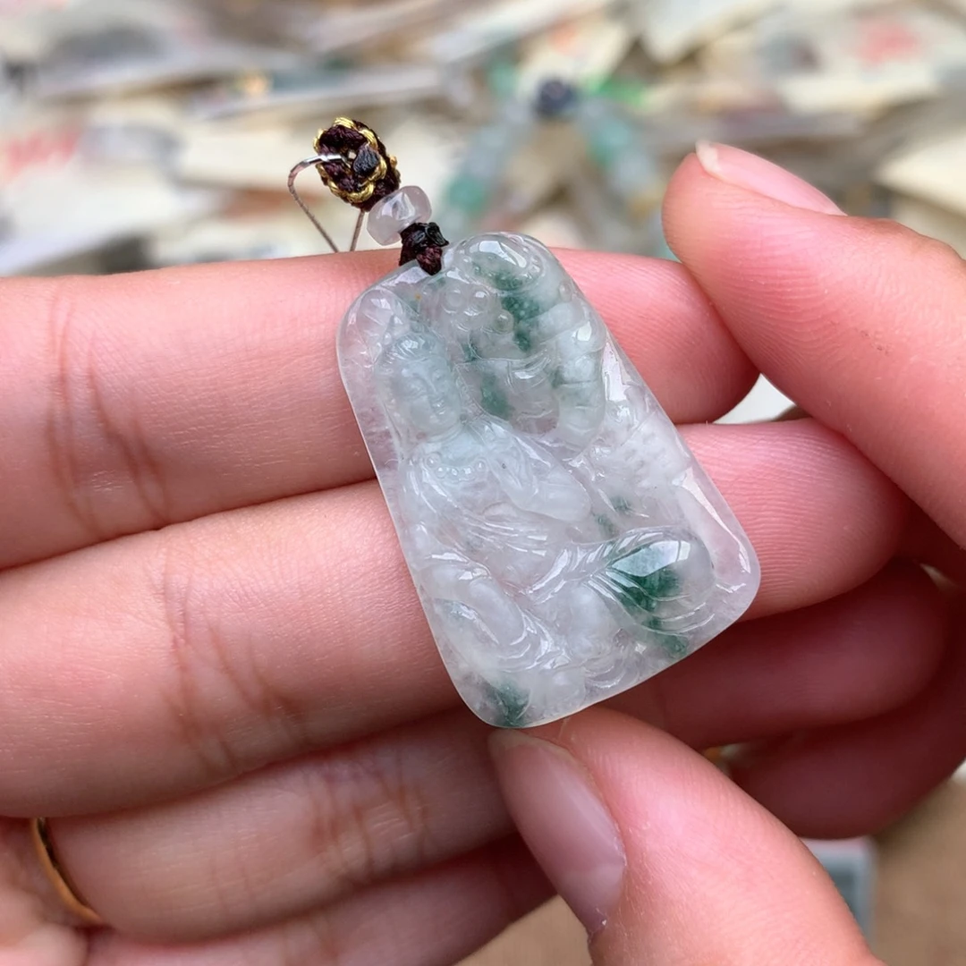 【闪购商品】未镶嵌挂件翡翠普贤