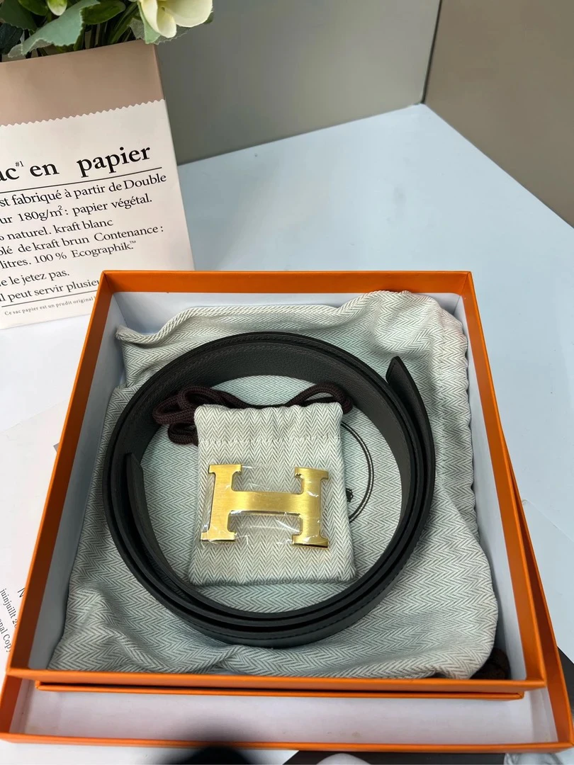95新 Hermes/爱马仕 爱马仕腰带100码b刻