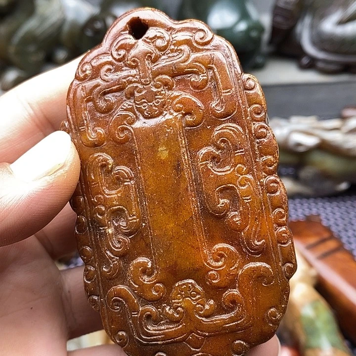 未镶嵌蛇纹石玉颈饰