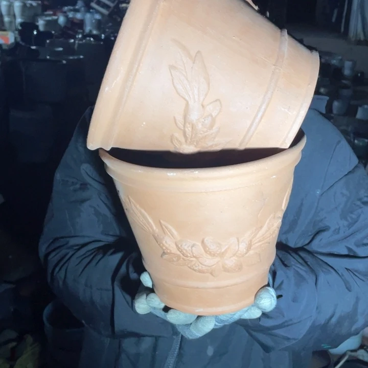 紫砂花盆口21高18正品正品