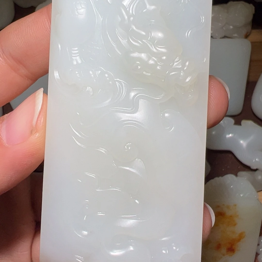 和田玉挂件未镶嵌卡****西