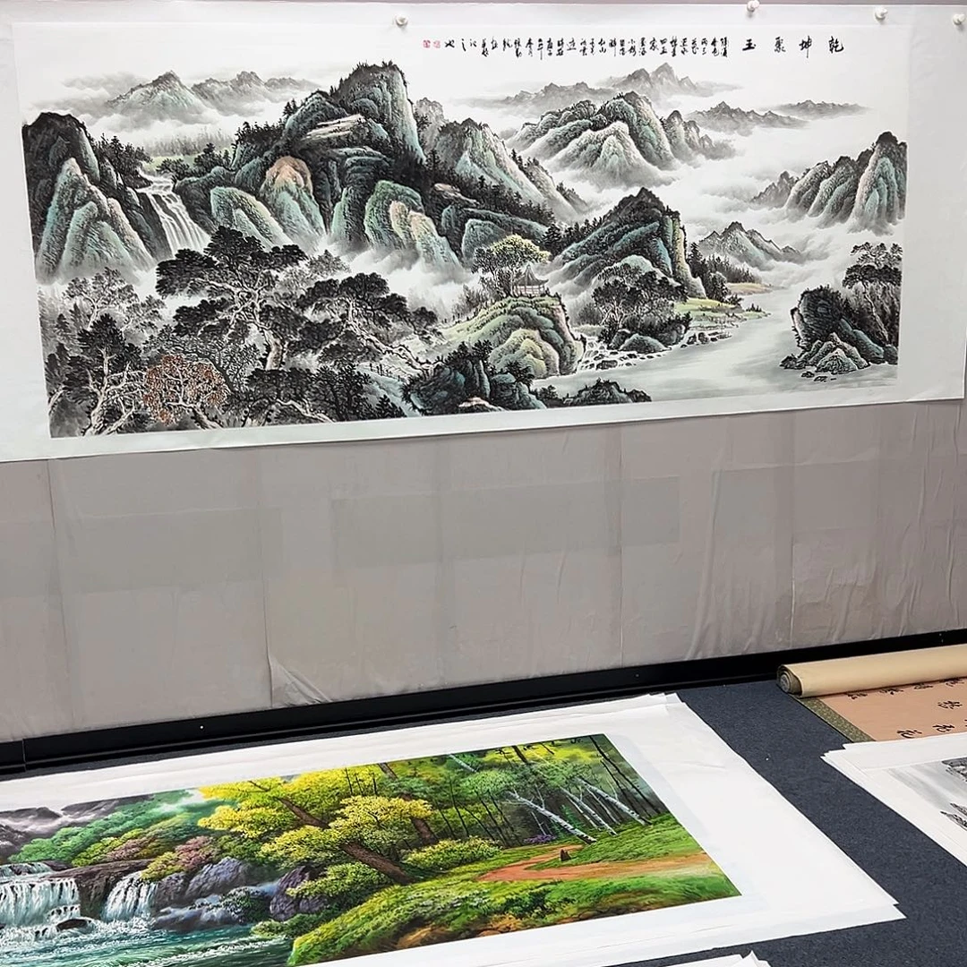 国画宣纸国画纯手绘作品