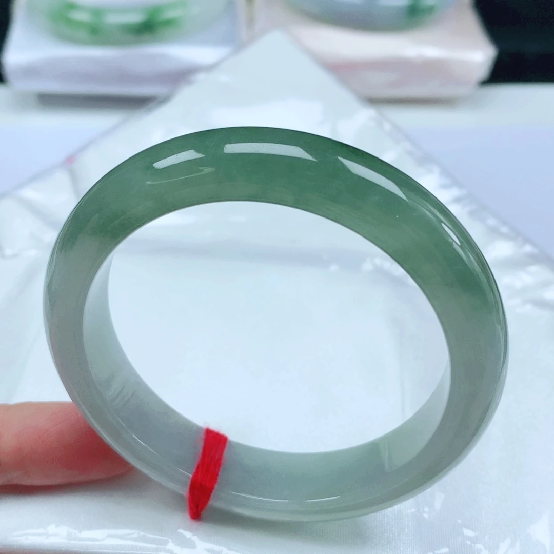 未镶嵌手镯翡翠  编号36 正圈54