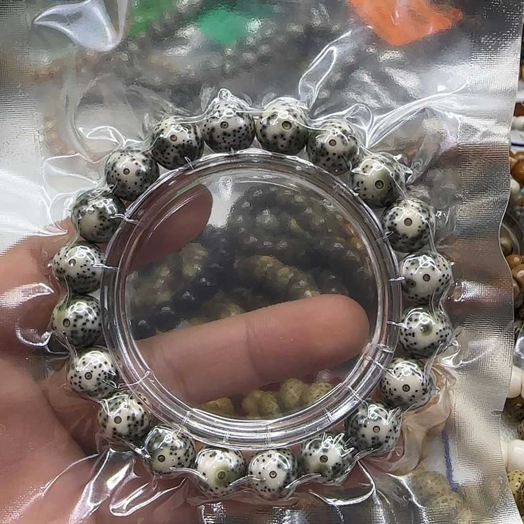 手串星月菩提292高端卡姿兰青花12圆单圈