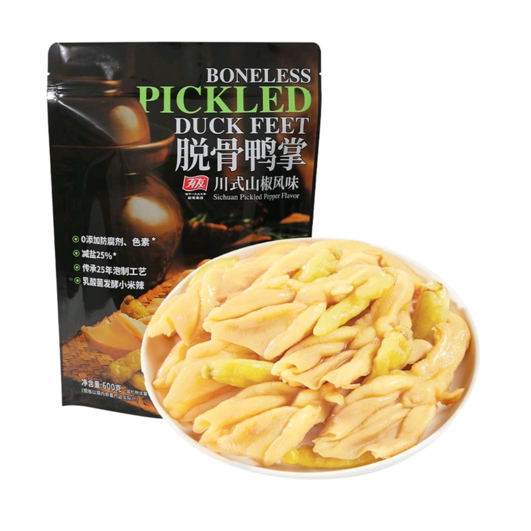脱骨鸭掌（山椒味）-分装5包