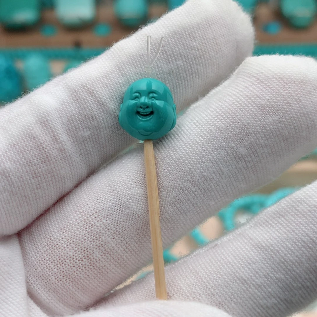 未镶嵌绿松石珠宝奇石1.25克