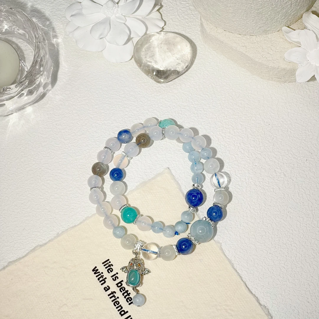 【敖丙】TGS天然水晶手串 多样性发货颜色微差  K287