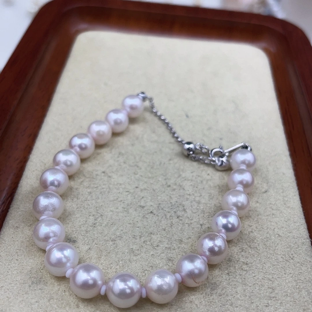 银S925镶嵌海水珍珠戒指