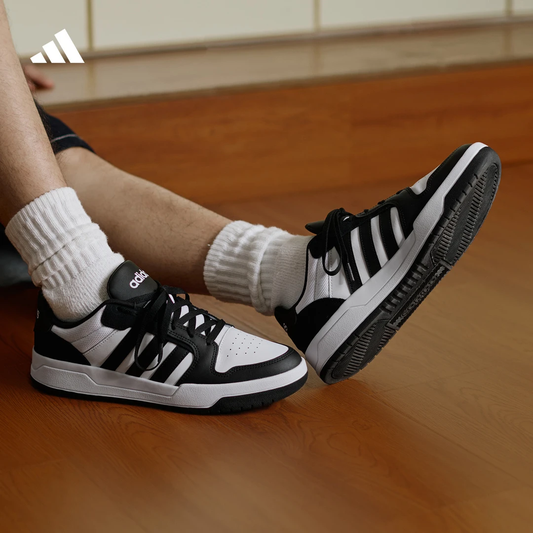 双旦礼遇阿迪达斯 ENTRAP美式校园风运动鞋复古篮球风板鞋 JI2560