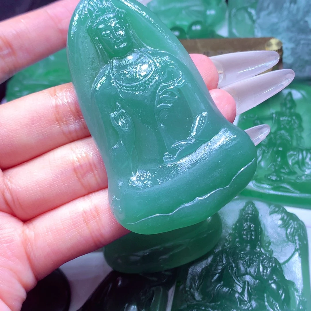 ***定制翡翠未镶嵌天然缅甸翡翠A货毛货挂件