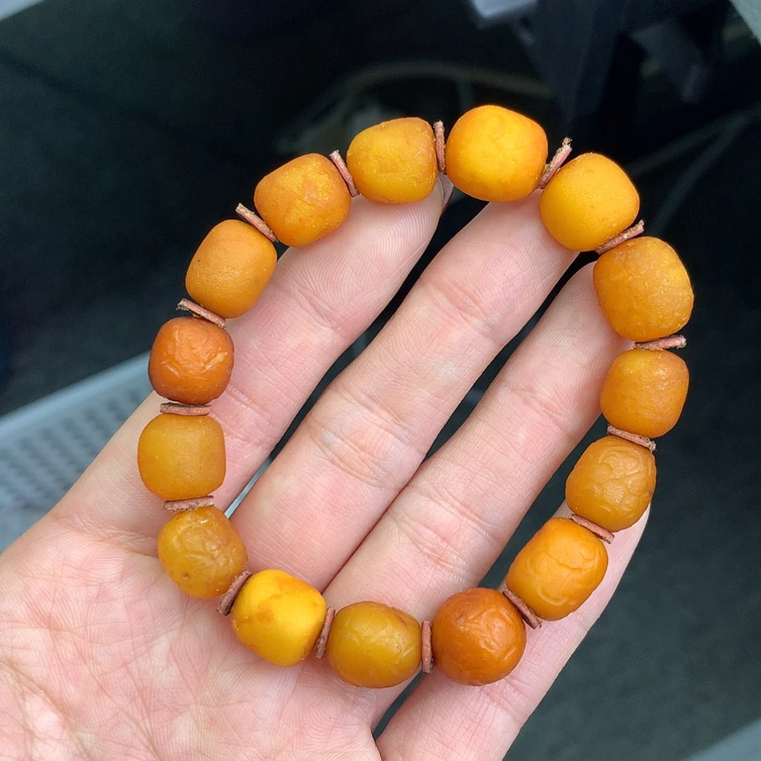 琥珀未镶嵌珠宝奇石11mm➕