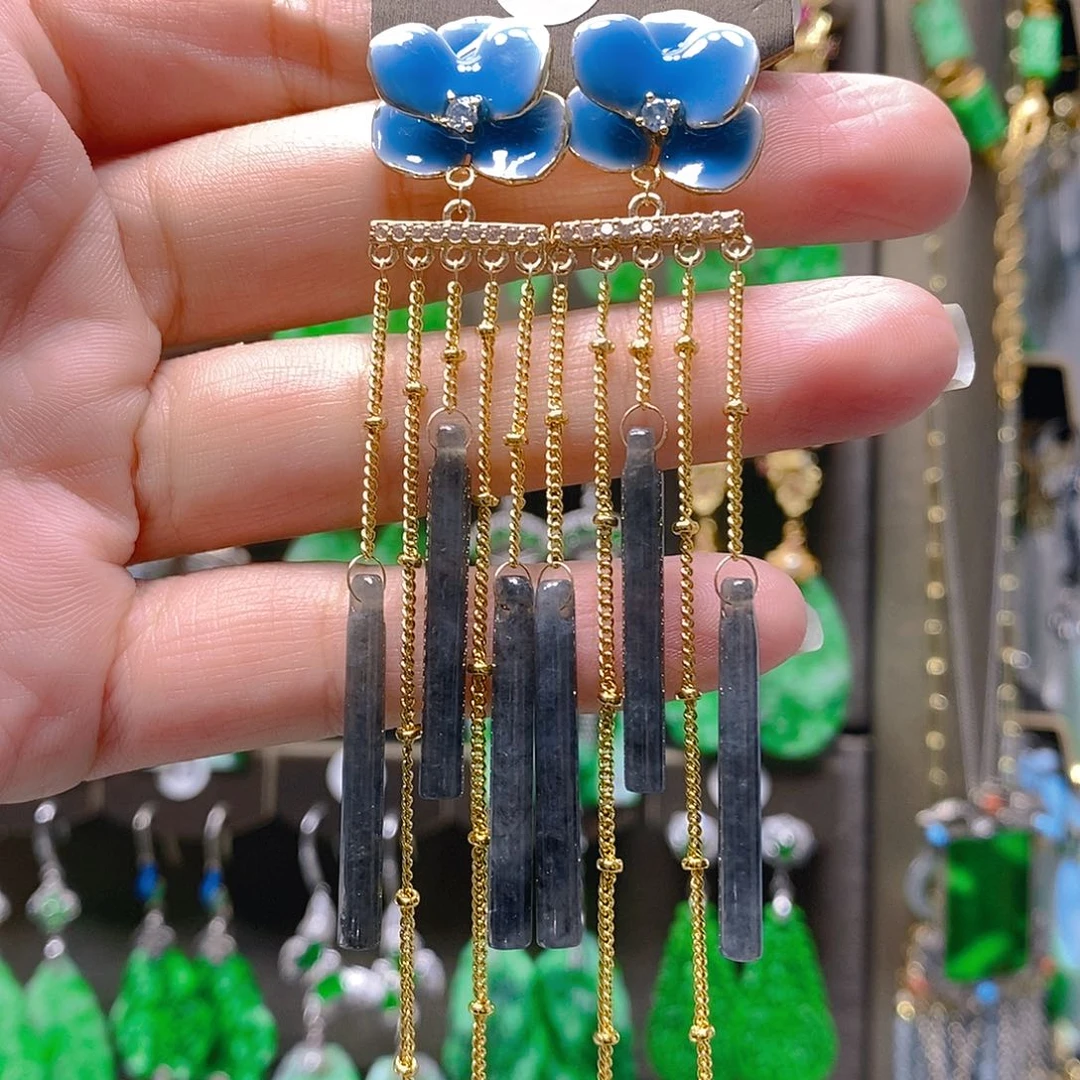 未镶嵌翡翠耳饰翡翠