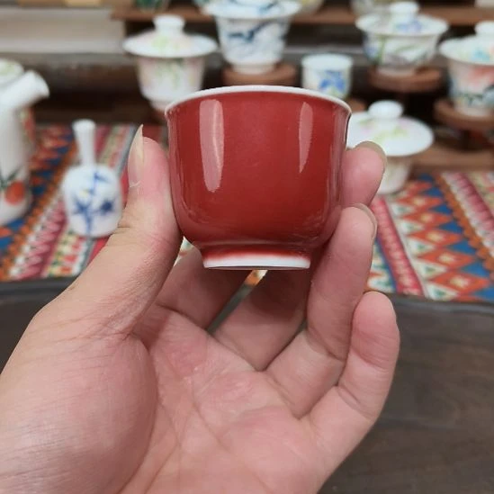 摆件陶瓷景德镇手工手绘高温瓷器