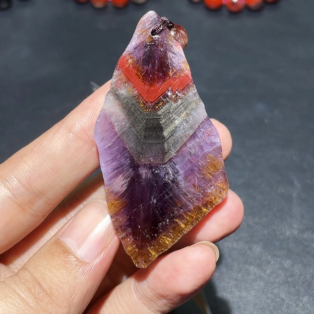 珠宝半成品水晶未镶嵌极光