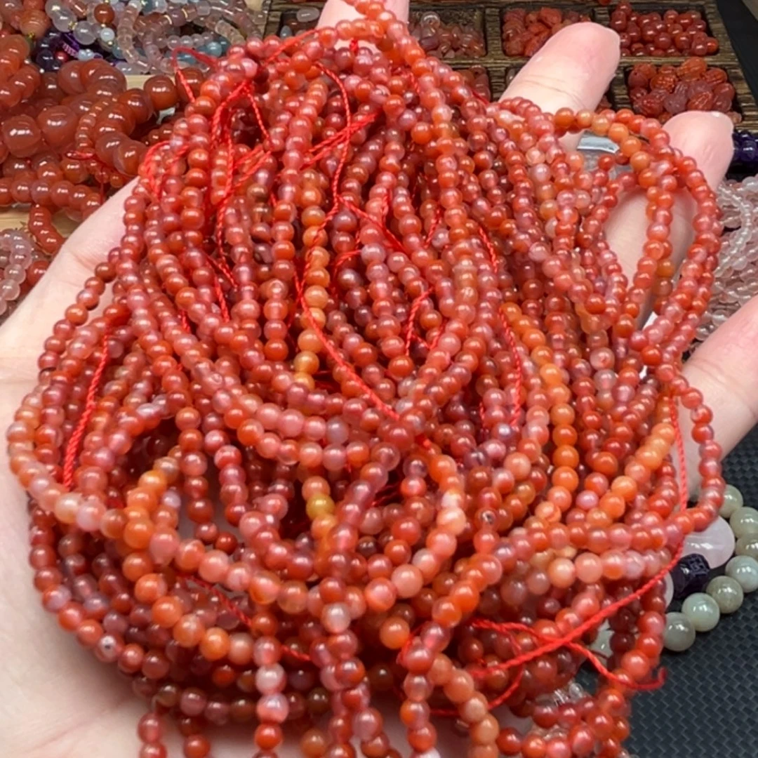 南红玛瑙未镶嵌手链