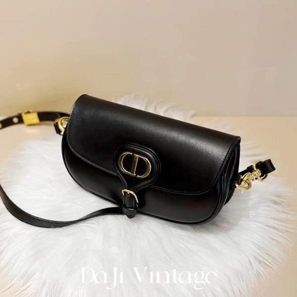 大吉中古/Dior迪奥黑金bobby斜挎包