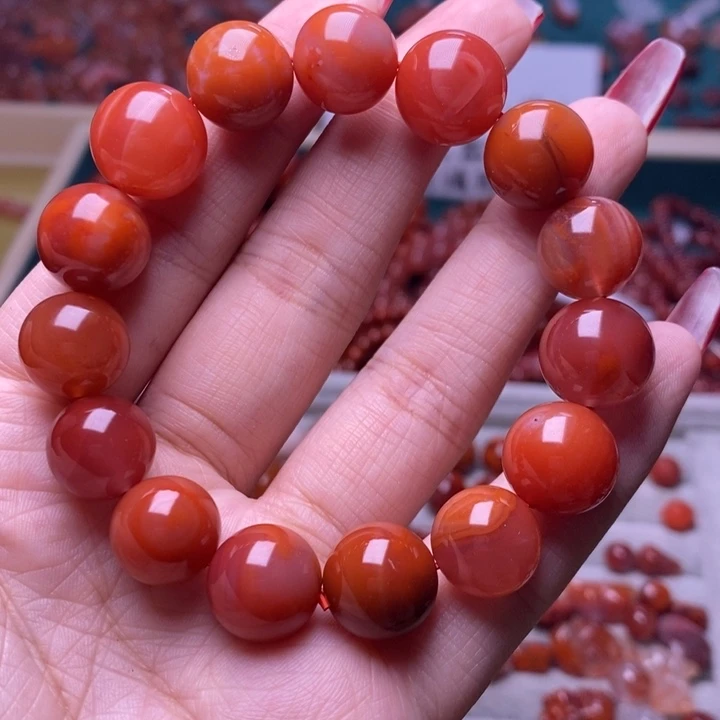 南红玛瑙手链未镶嵌32