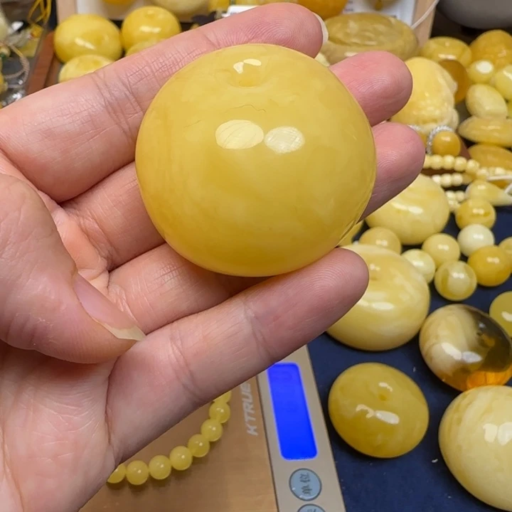 蜜蜡未镶嵌颈饰天然蜜蜡