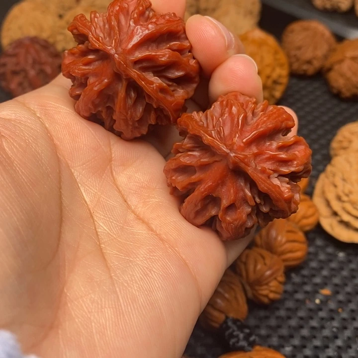 吊坠文玩核桃秦岭野生56