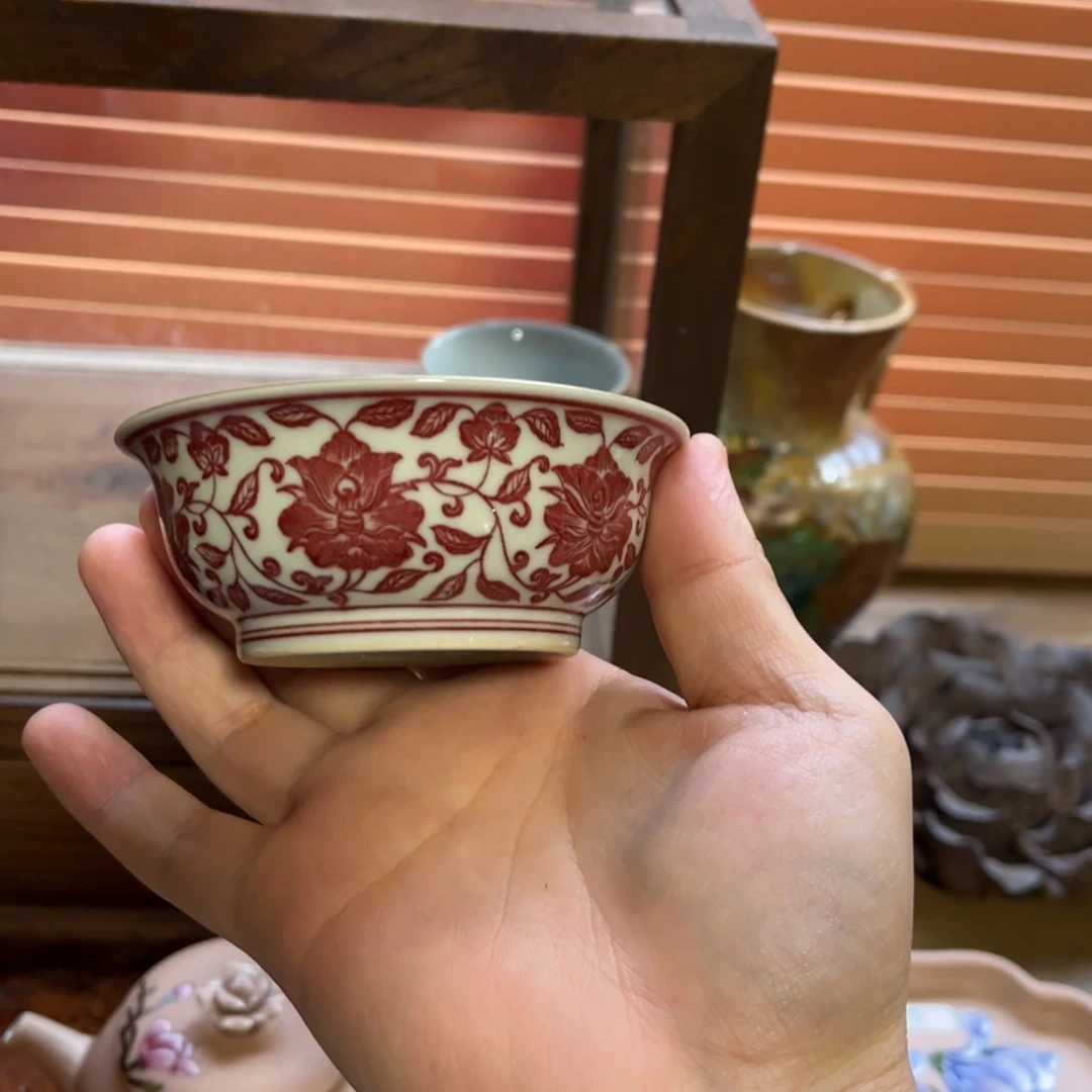 柴烧手工手绘陶瓷