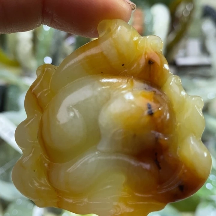 岫玉未镶嵌岫玉吊坠