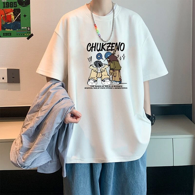 元赫青少年夏季短袖t恤初中生高中学生男孩帅气夏装潮流半袖体恤