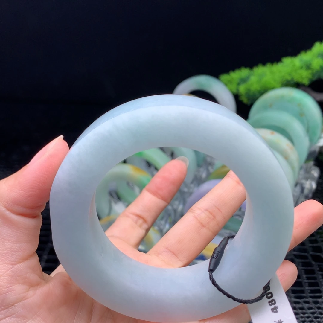会***罗未镶嵌纯天然A货翡翠定制翡翠