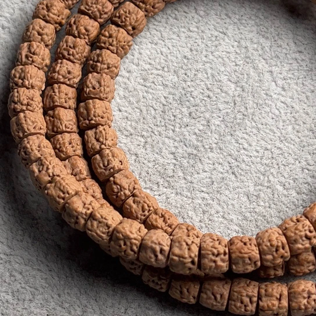 有***平文玩核桃吊坠藏切佛手108尺寸7.5