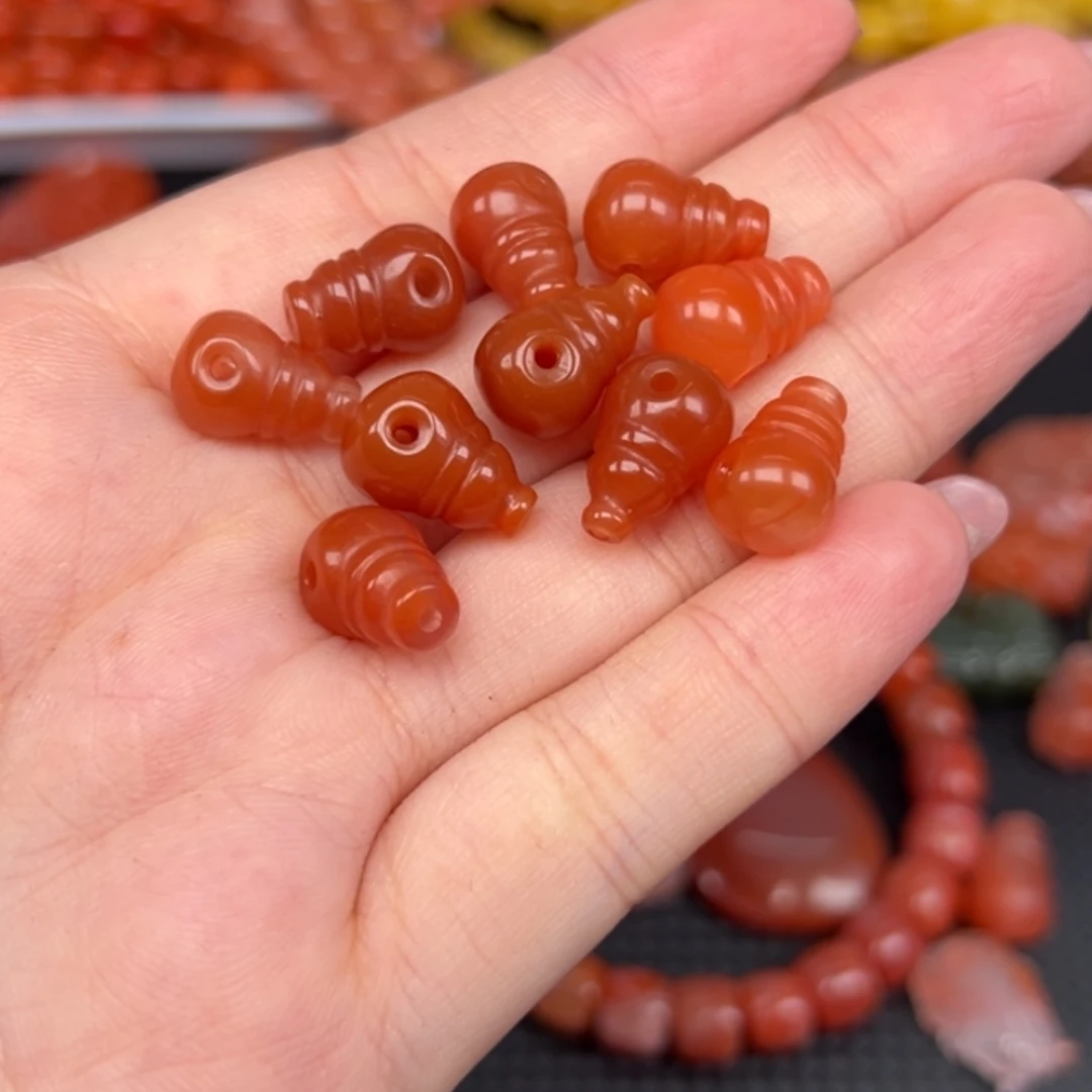 南红玛瑙未镶嵌吊坠(不含链)