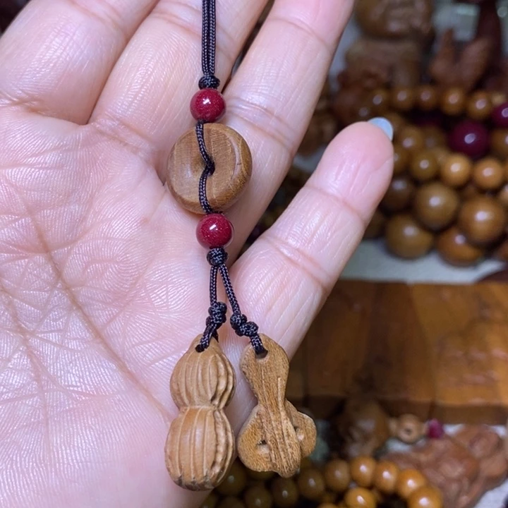 香榧木桃木雕刻工艺精美