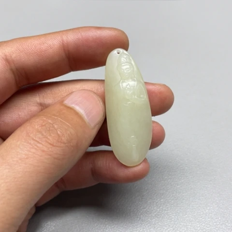 和田玉吊坠(不含链)未镶嵌非*