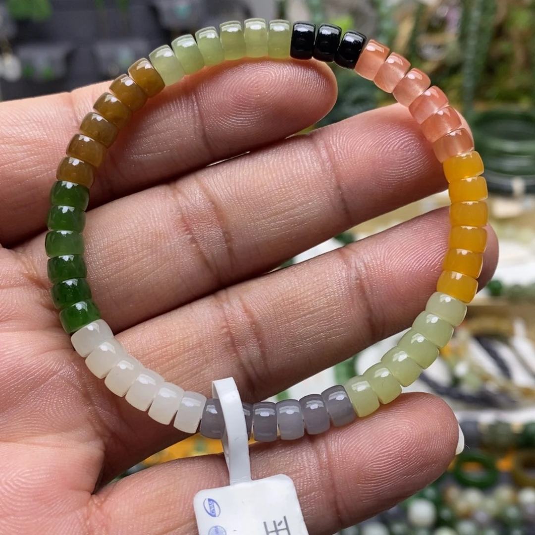 和田玉手链未镶嵌89