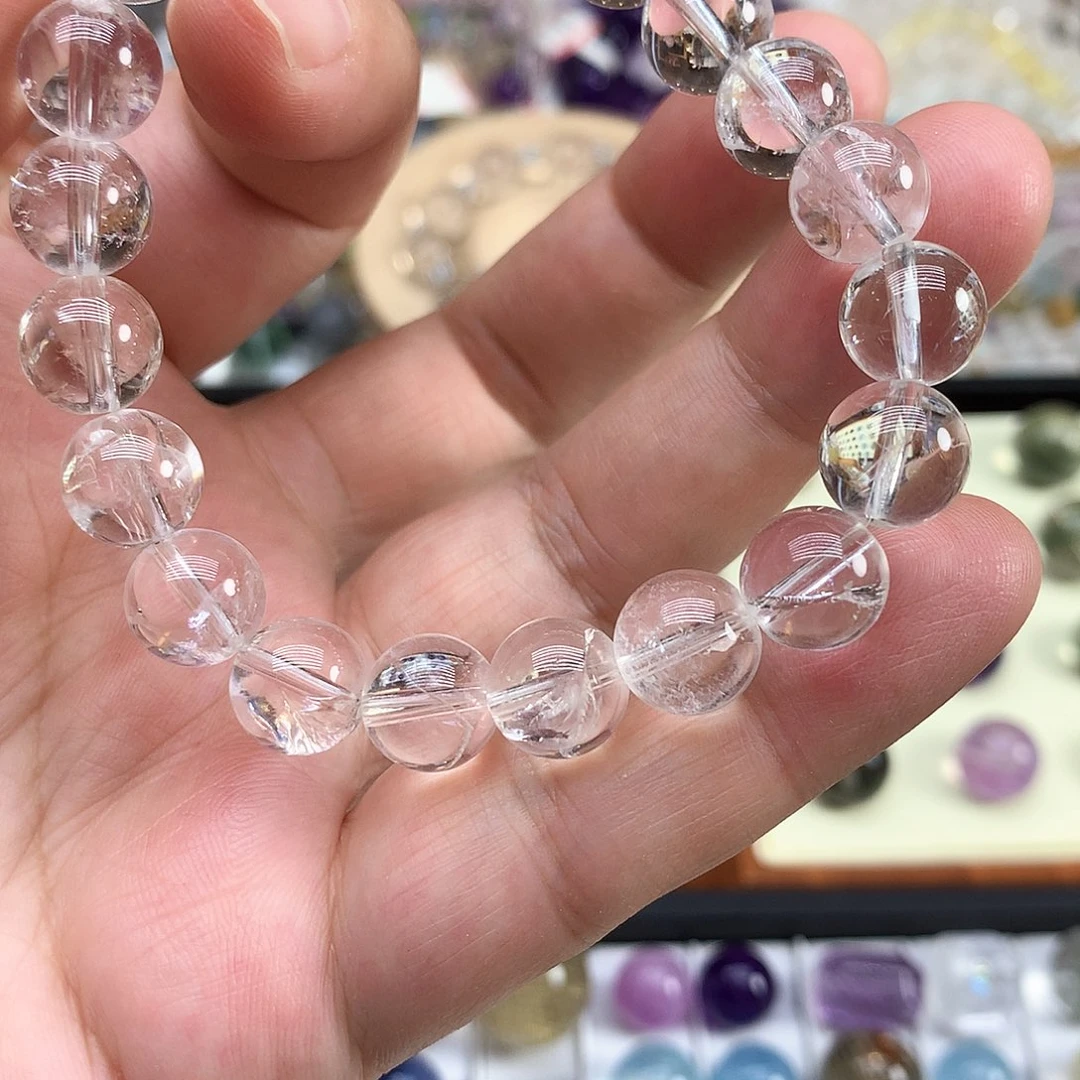 未镶嵌手串水晶白阿塞
