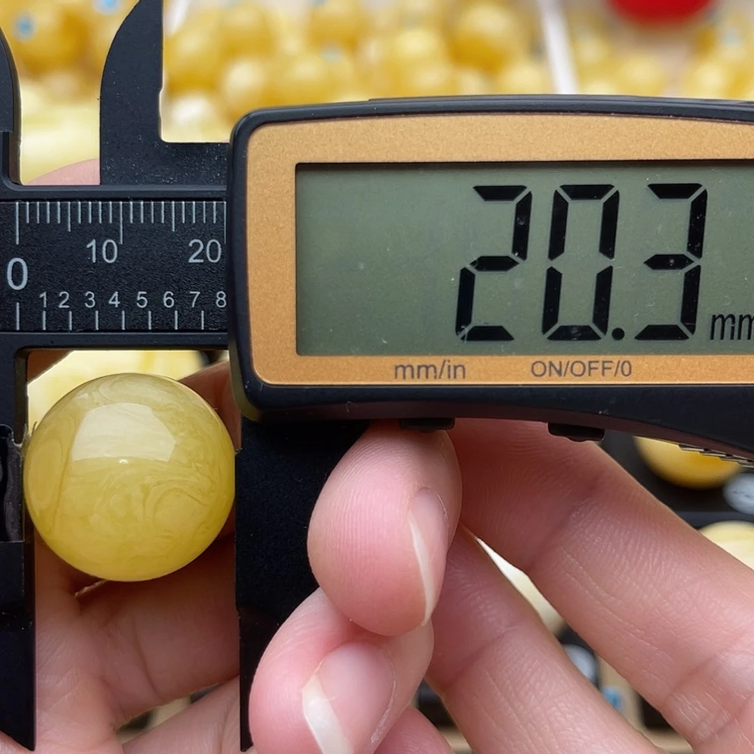 裸石琥珀未镶嵌蜜蜡圆珠鸽