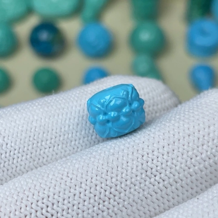 高瓷蓝11mm莲花老型